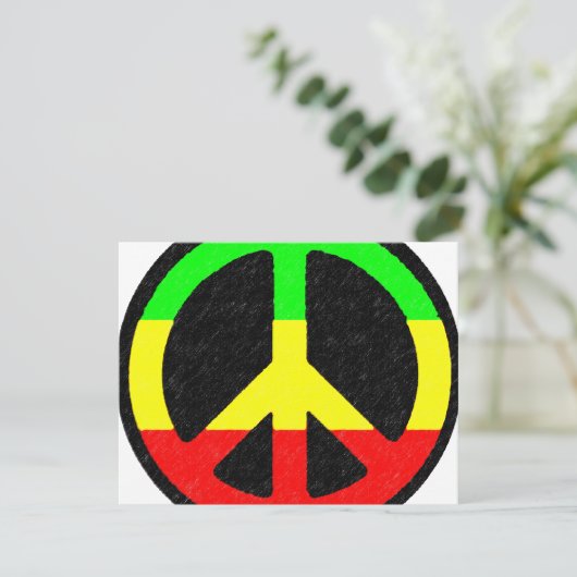 Rasta Peace-Sign (Standing Front)