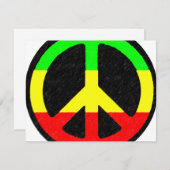 Rasta Peace-Sign (Front/Back)