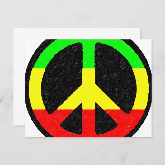 Rasta Peace-Sign (Front/Back)