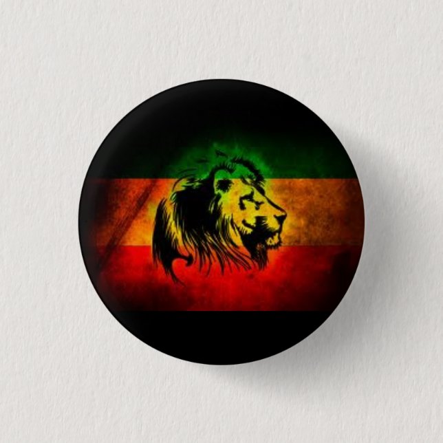 Rasta Pinback Button (Front)