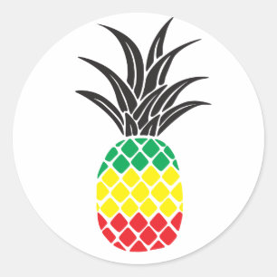Rasta Pineapple Sticker