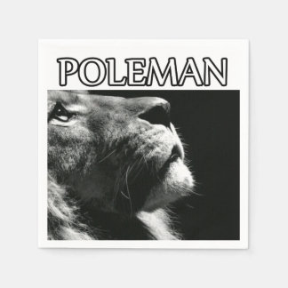 Rasta poleman party lion napkins
