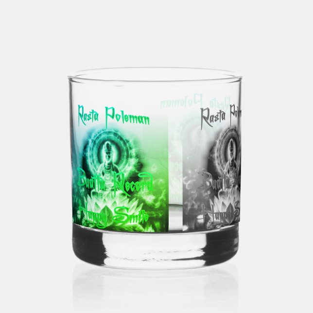 Rasta Poleman Sound Whiskey Glass (Front)