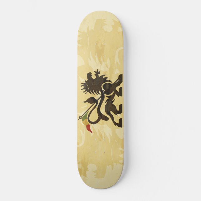 Rasta Pro Skateboard Deck (Front)