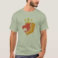 Rasta Reggae Crowned Lion T-Shirt