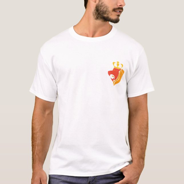 Rasta Reggae Crowned Lion T-Shirt (Front)