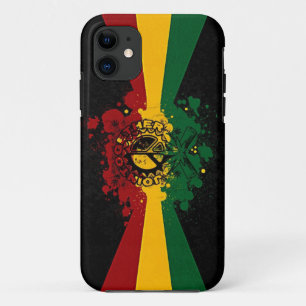 rasta reggae graffiti music art iPhone 11 case