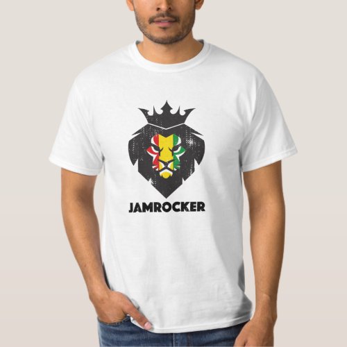 Rasta Reggae Jamaican Flag Jamrock Lion T_Shirt