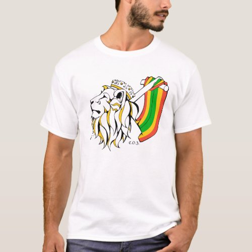 Rasta Reggae Lion Ascending T_Shirt