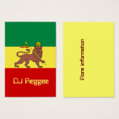 Rasta Reggae Lion of Judah (Front & Back)