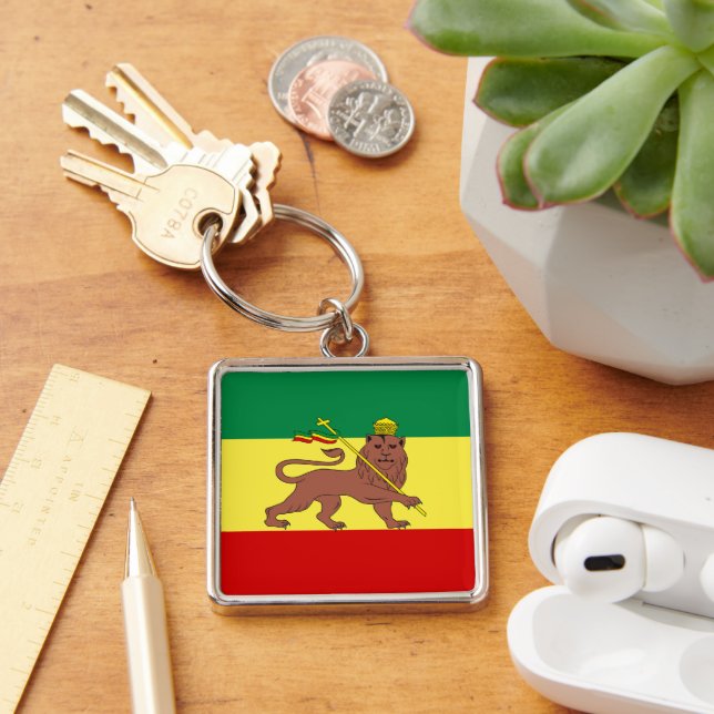 Rasta Reggae Lion of Judah Keychain (Desk)