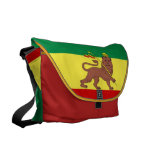 Rasta Reggae Lion of Judah Large Zero Messenger Courier Bag at Zazzle
