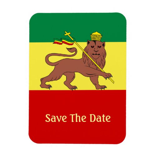 Rasta Reggae Lion of Judah Magnet