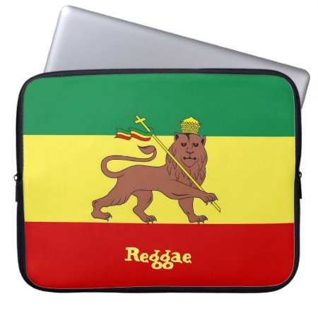 Rasta Reggae Lion Of Judah Neoprene 15" Sleeve