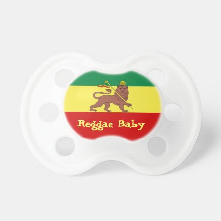 Rasta Reggae Lion Of Judah Reggae Baby Pacifier
