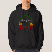 Rasta Reggae Music Headphones Jamaican Pride One L