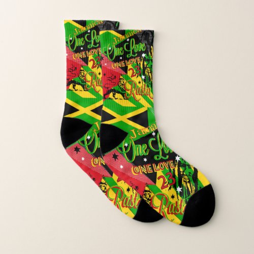 Rasta Reggae Party Socks