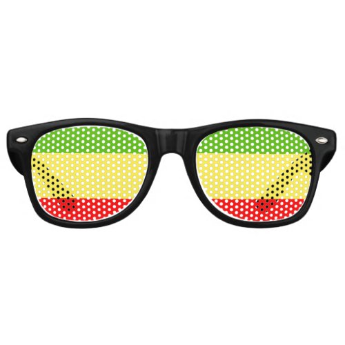 Rasta Retro Sunglasses