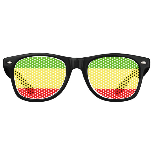 Rasta Retro Sunglasses (Front)