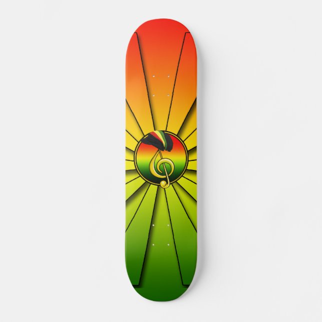 Rasta Skateboard (Front)