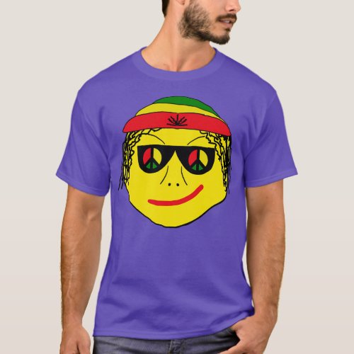 Rasta Smiley T_Shirt