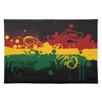 Rasta Soul Placemat by Middlemind at Zazzle