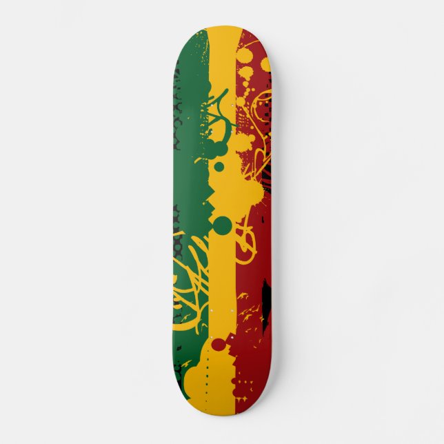 Rasta Soul Skateboard (Front)
