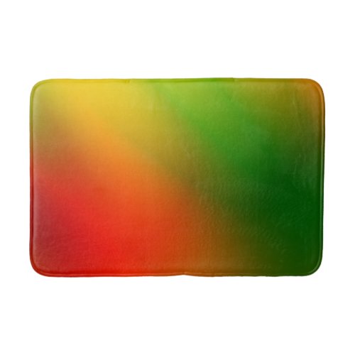 Rasta Splash of Color Bath Mat