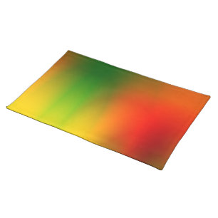 Rasta Splash of Color Cloth Placemat