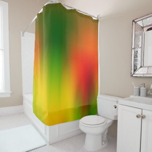 Rasta Splash of Color Shower Curtain