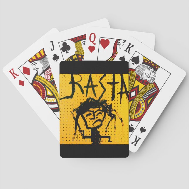 RASTA STICK FIGURE POKER CARDS (Back)