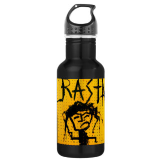 RASTA STICK FIGURE STAINLESS STEEL WATER BOTTLE