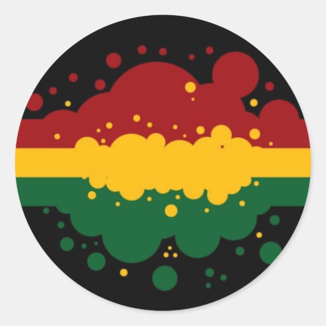 rasta sticker (Front)
