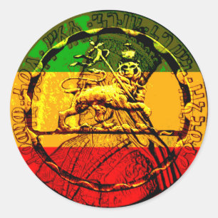 Rasta Sticker Lion King of Judah