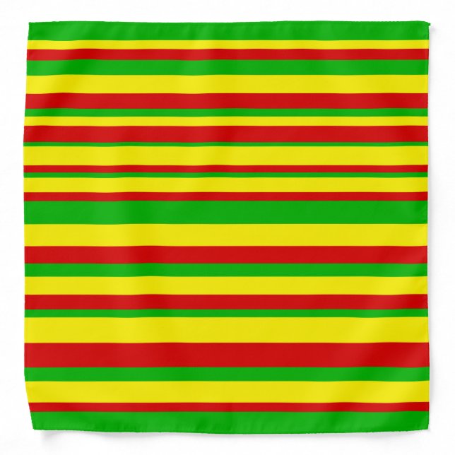 Rasta Stripes Bandana (Front)