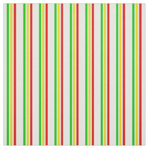 Rasta Stripes Fabric