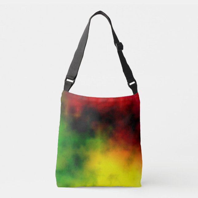 Rasta Tie Dye Tote Bag (Front)