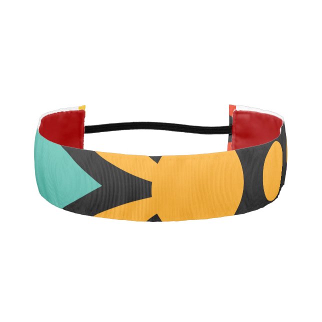Rasta Tribal Art Athletic Headband (Front)