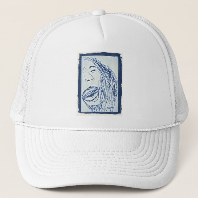 rasta trucker hat (Front)