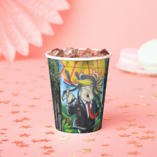Rasta Trump Paper Cups