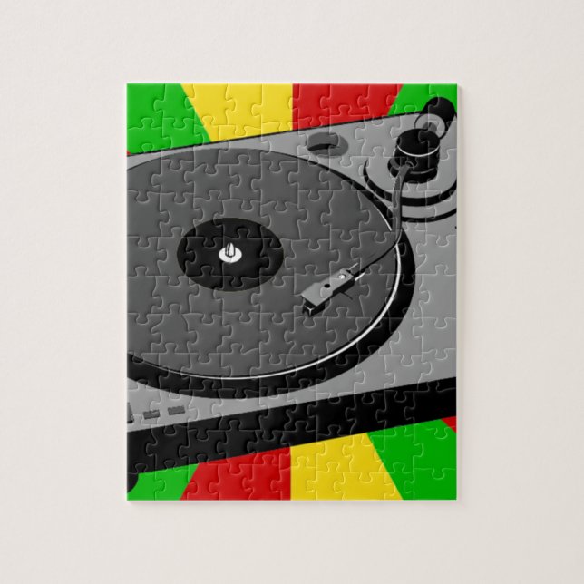 Rasta Turntable Jigsaw Puzzle (Vertical)