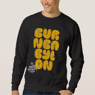 Rasta University Burn Babylon Graffiti Style Regga Sweatshirt
