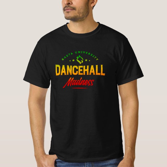 Rasta University Dancehall Madness Reggae T-Shirt (Front)