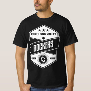 Rasta University Rockers Good Vibes Reggae  T-Shirt
