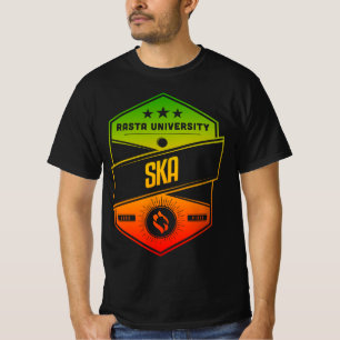 Rasta University Ska Good Vibes Rasta Reggae T-Shirt