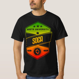 Rasta University Soca Good Vibes Rasta Reggae T-Shirt