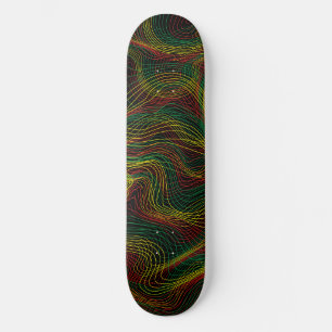 Rasta Waves  Skateboard