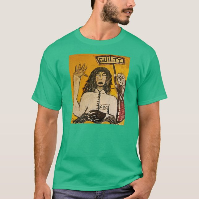 RASTA WITCH TRIALS GUILTY T-Shirt (Front)
