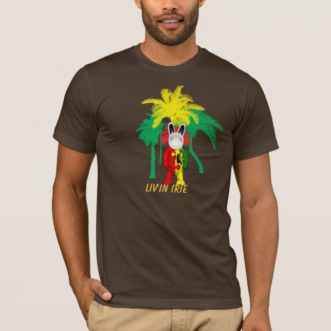 rastabuninthetropics, Liv'in Irie T-Shirt (Front)
