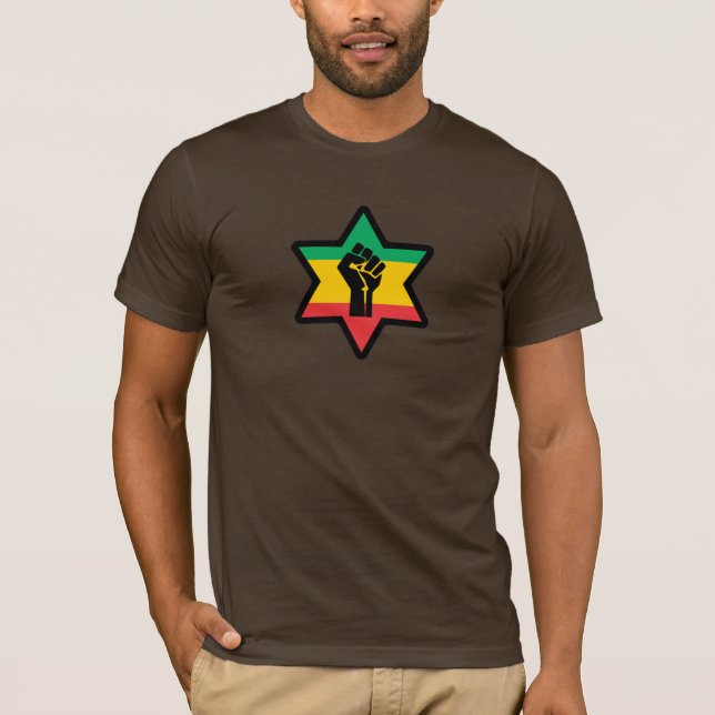 Rastafara Power - Jah Army Bless - Reggae Shirt (Front)